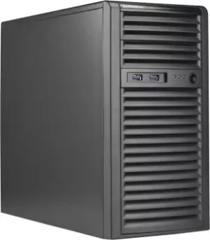 CSE-731I-404B - Mini Tower - Server - Black - micro ATX - HDD - Network - Power - System - Kensington