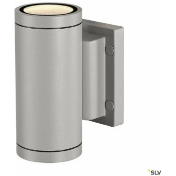 SLV Myra Outdoor Light, Surface Light Socket Inside 8 x 15 x 11.5cm (W x D x H) Grey - Grey