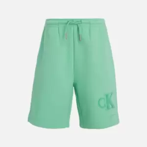 Calvin Klein Boys' Interlock Jersey Pique Shorts - 12 Years