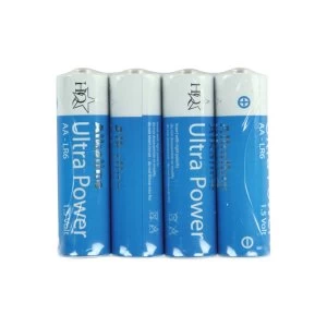 HQ Alkaline AA Batteries 1.5V 4Pk