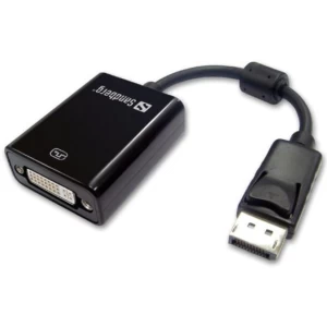 Sandberg DisplayPort Male to DVI-I Female Converter cable 20cm, 5 Year Warranty