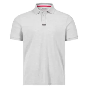 Musto Mens Essential Pique Organic Cotton Polo Shirt Grey XL