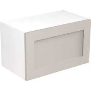 Kitchen Kit Flatpack Shaker Kitchen Cabinet Wall Bridge Unit Ultra Matt 600mm in Light Grey MFC