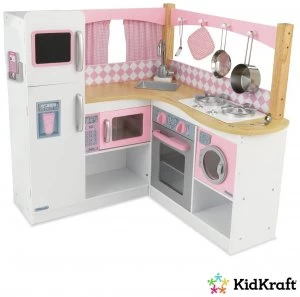KidKraft Grand Gourmet Corner Wooden Play Kitchen