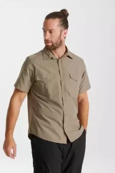 Cotton-Blend Kiwi' Short Sleeve Shirt