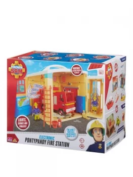Fireman Sam Fireman Sam Electronic Ponypandy Figure Station Playset