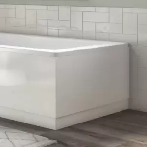 700mm White Gloss Bath End Panel - Ashford