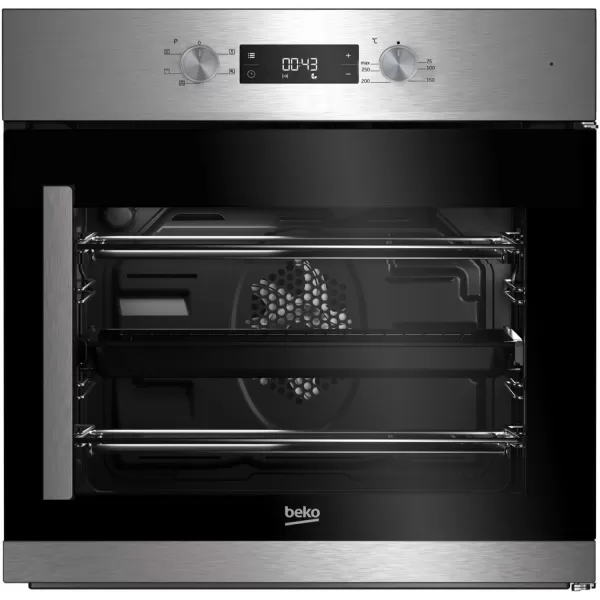 Beko BIF22300XR Built In Electric Single Oven with added Steam Function - Stainless Steel - A Rated