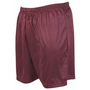 Precision Micro-stripe Football Shorts 26-28 inch Maroon