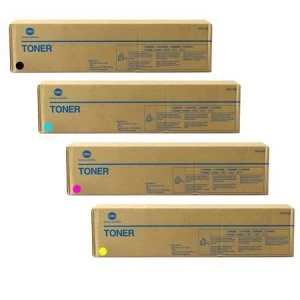 Konica Minolta 171-0551-100 Original Multi Pack B/C/M/Y Laser Toner Ink Cartridges