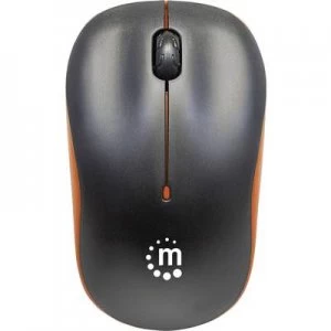 Manhattan Success Radio WiFi mouse Optical Black, Orange