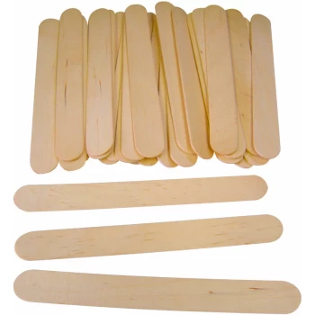 Rapid Jumbo Natural Lollipop Sticks - Pack of 100