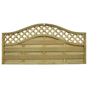 Forest Garden Bristol Fence Panel - 6x3ft Pack of 3