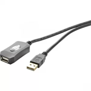 Renkforce 1360258 USB 2.0 Repeater Cable 5m
