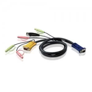 Aten 2L5303U KVM cable 3m Black