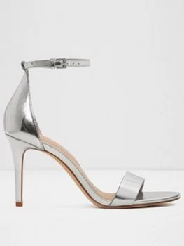 Aldo Piliria Heeled Sandals - Silver, Size 6, Women