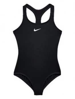 Nike Girls Racerback Solid Swimsuit