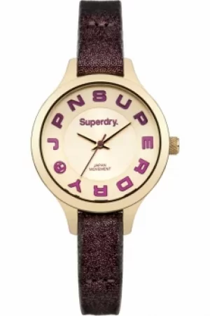 Ladies Superdry Skinny Metallic Watch SYL155P