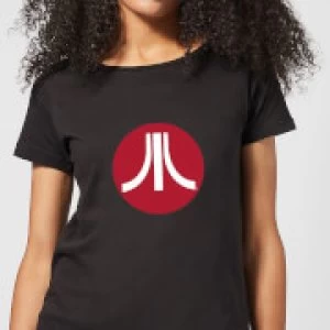 Atari Circle Logo Womens T-Shirt - Black - XXL