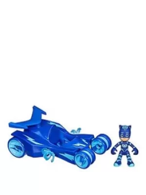 PJ MASKS PJ Masks Catboy Deluxe Vehicle Pre-school Toy, Cat-Car Toy with Catboy Action Figure for Children Aged 3 and Up, One Colour