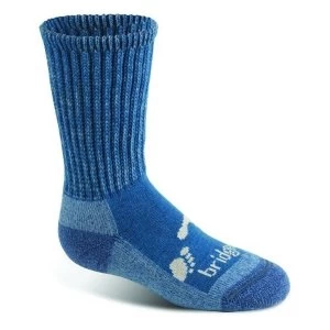 Bridgedale Woolfusion Trekker Junior Sock Storm Blue Medium