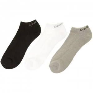 Calvin Klein 3 Pack Trainer Liners - Multi-Coloured
