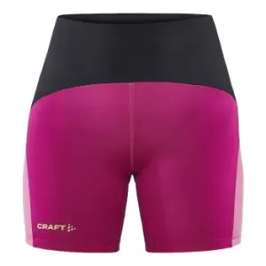 Craft Womens/Ladies Pro Hypervent Shorts (XS) (Black/Roxo)