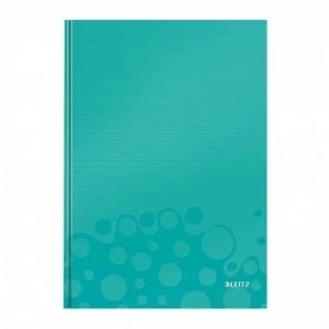 Leitz WOW Notebook A4 ruled with hardcover 80 sheets. Ice Blue - Outer