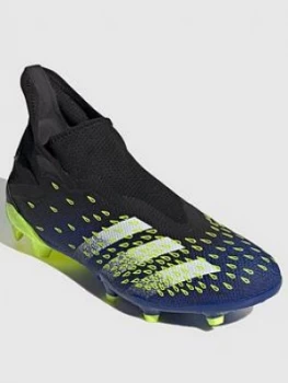 adidas Mens Predator Laceless 20.3 Firm Ground Football Boots - Black/Yellow, Size 6, Men