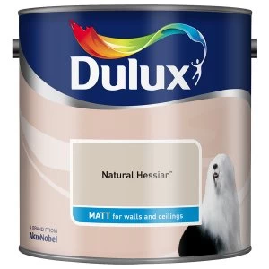 Dulux Walls & Ceilings Natural Hessian Matt Emulsion Paint 2.5L