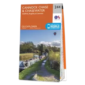 Map of Cannock Chase & Chasewater