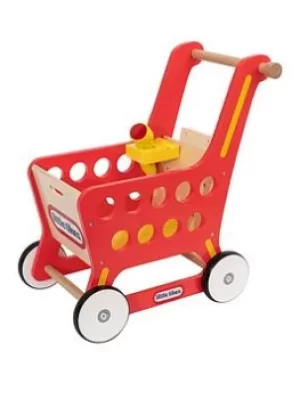 Little Tikes Wooden Shopping Trolley