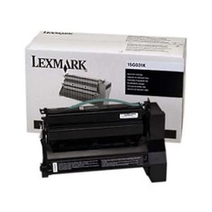 Lexmark 15G031K Black Laser Toner Ink Cartridge