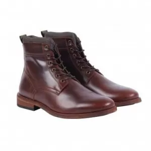 Barbour Backworth Lace Up Boot - Mahogany
