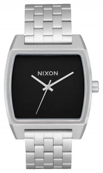 Nixon Time Tracker Black Stainless Steel Bracelet Watch
