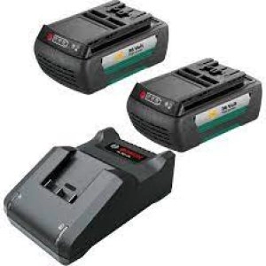 Bosch Genuine GARDEN 36v Cordless Li-ion Battery 2ah and Charger 2ah