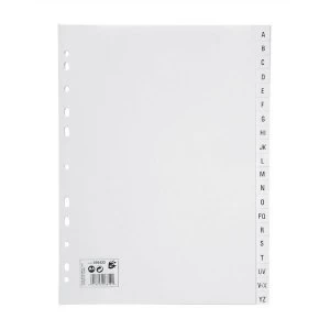 5 Star Office Index Multipunched 130 micron Polypropylene A Z A4 White
