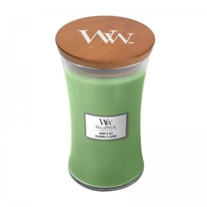 WoodWick Hemp and Ivy Large Jar Candle 609.5g
