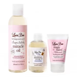 Love Boo Mum-to-be Survival Kit including 200ml Miracle Oil, Perineum Oil and Magic Balm (Worth 52.97)