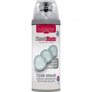 Plastikote Clear Acrylic Aerosol Spray Paint Clear 400ml