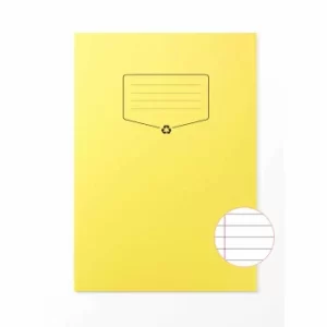 Silvine BACOFF Recycled Exercise Book A4, Yellow