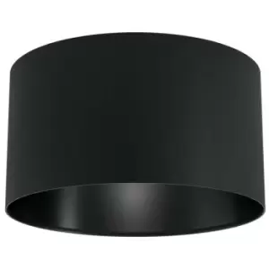 Eglo Maserlo Cylindrical Ceiling Light Black