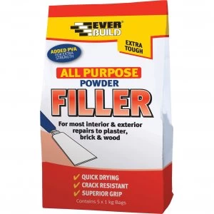 Everbuild All Purpose Powder Filler 5KG
