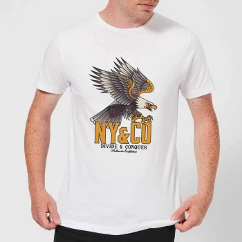 Eagle Tattoo Mens T-Shirt - White - 3XL
