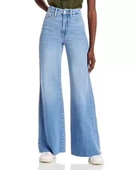Good American Good Waist Palazzo Jeans in I030