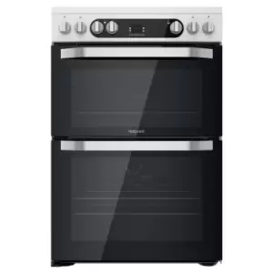 Hotpoint Hdm67V9Hcw/uk/1 Double Cooker With Ceramic Hob (W)60Cm