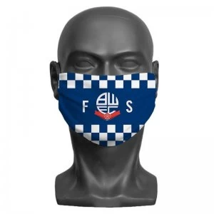 Personalised Bolton Wanderers FC Initials Adult Face Mask