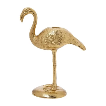 Biba Flamingo Candle Holder - Gold