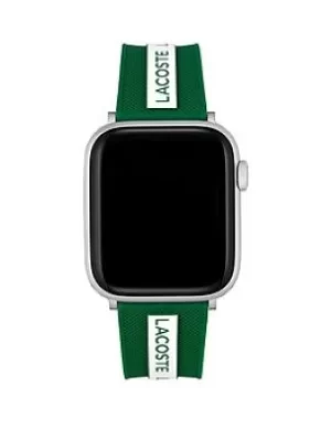Lacoste 2050005 Watchstrap To Fit Apple Watch Green/White