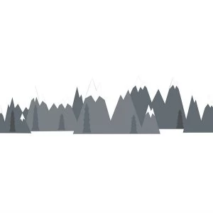 Fine Decor Wall Pops Mountain Range Wall Art Kit